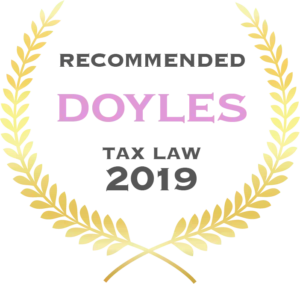 Doyle’s Guide 2019 Leading Tax Law Firm Award for Tax Lawyers Perth