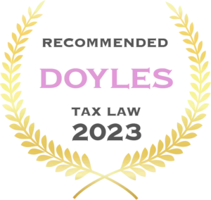 Doyle’s Guide 2023 Leading Tax Law Firm Award for Tax Lawyers Perth